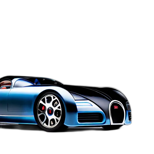 car, concept art, 3d render, photorealistic, cartoon, blue, futuristic, bugatti transparent PNG cut-out