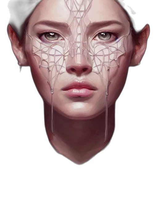 face, mask, robot, crown transparent PNG cut-out
