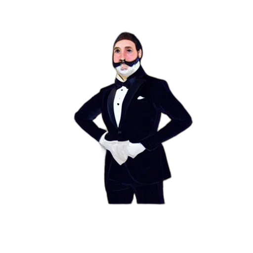 staff, jacket, face, mask transparent PNG cut-out