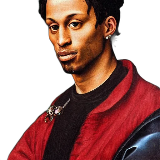 face, jacket, staff, photorealistic transparent PNG cut-out