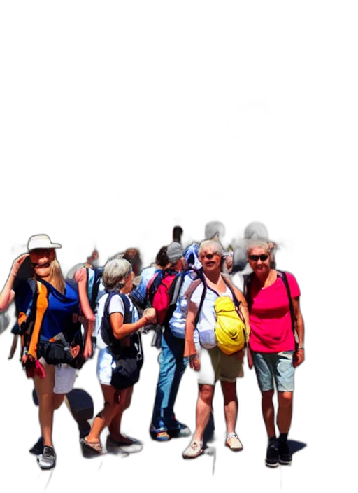 hat, staff, mask, umbrella, 3d render, tourists, boumerdes transparent PNG cut-out