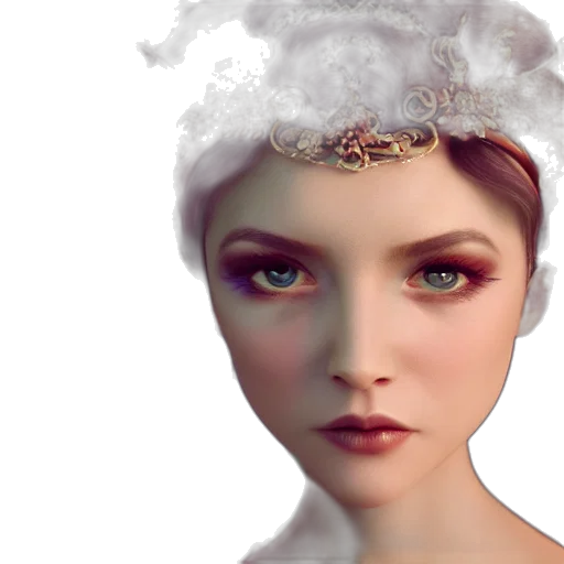 crown, jewelry, hat, face transparent PNG cut-out