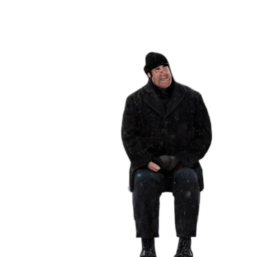 jacket, furniture, face, hat transparent PNG cut-out
