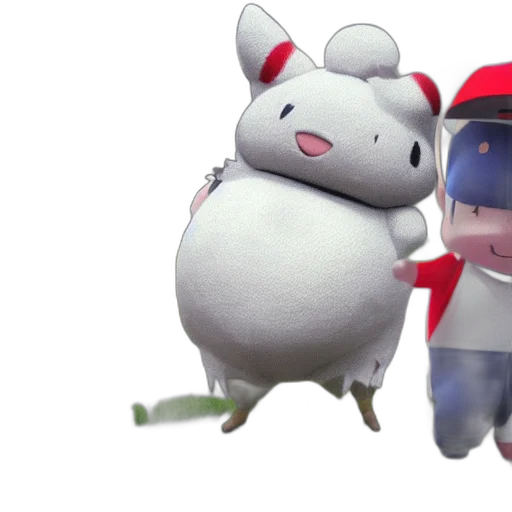 3d render, concept art, pokemon, looks transparent PNG cut-out