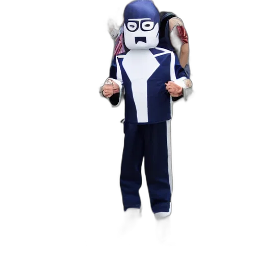 staff, mask, robot, 3d render, comic, con, themed, funeral transparent PNG cut-out