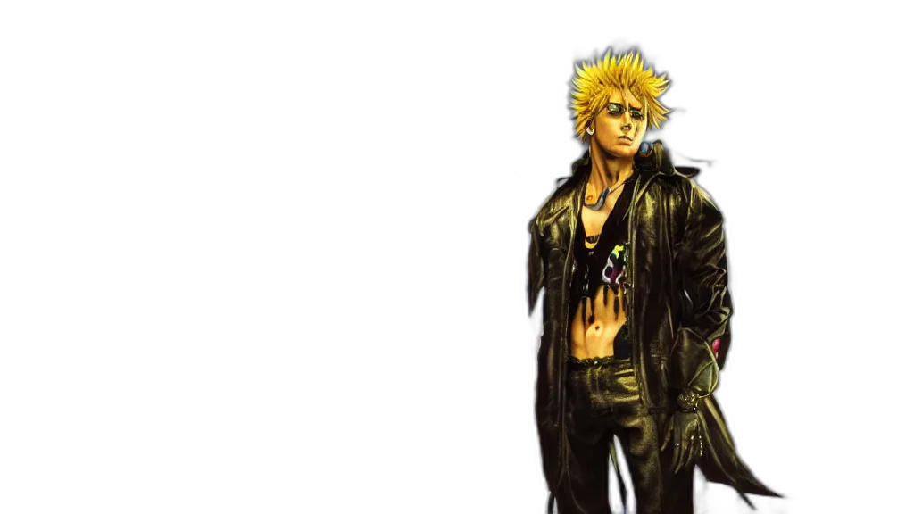 jacket, concept art, comic book art, cyberpunk transparent PNG cut-out