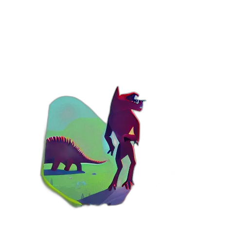 creature, dragon, animal, hat, concept art, pixel art, fantasy art, 3d render transparent PNG cut-out