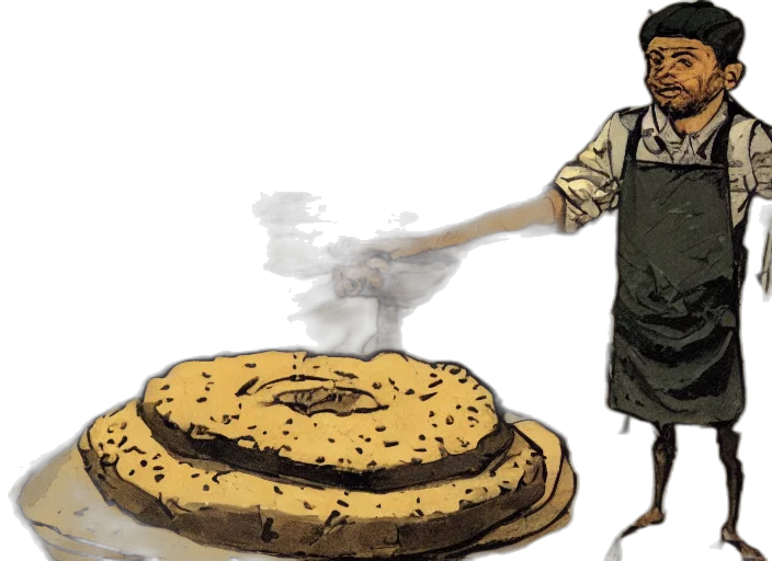 food, concept art, palestinian, baker transparent PNG cut-out