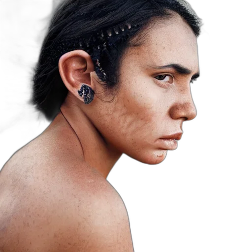 face, jewelry, mask, creature transparent PNG cut-out