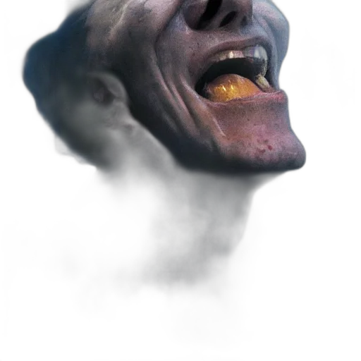 mask, face, creature, dragon transparent PNG cut-out