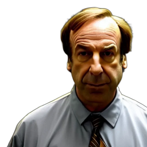 face, staff, saul, goodman transparent PNG cut-out