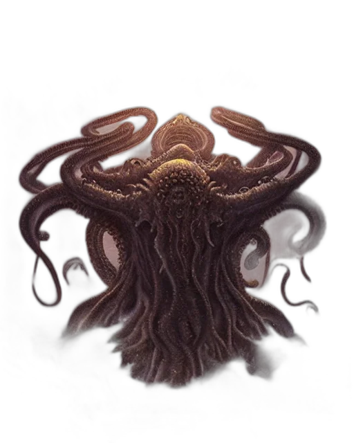 hair, creature, crown, mask, concept art, fantasy art, 3d render, watercolor transparent PNG cut-out
