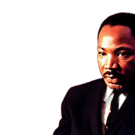 face, martin, luther, king transparent PNG cut-out