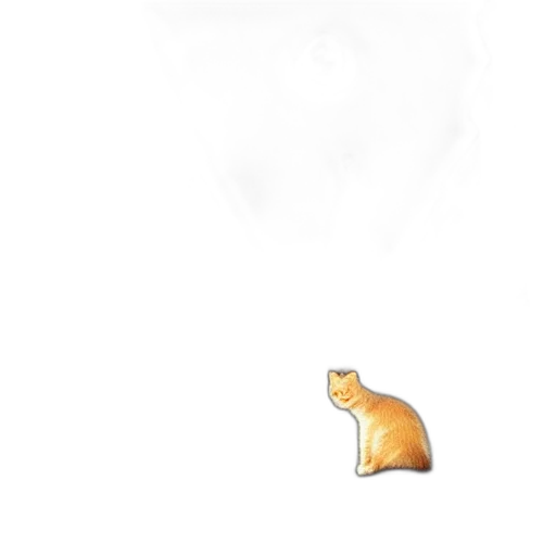 hat, animal, staff, crown, pixel art, concept art, orthodox, cat transparent PNG cut-out