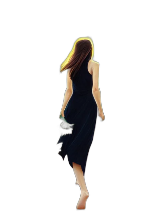 dress, staff, cartoon, concept art, pixel art, photorealistic, full, body transparent PNG cut-out