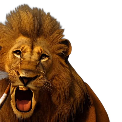 animal, photorealistic, 3d render, concept art transparent PNG cut-out