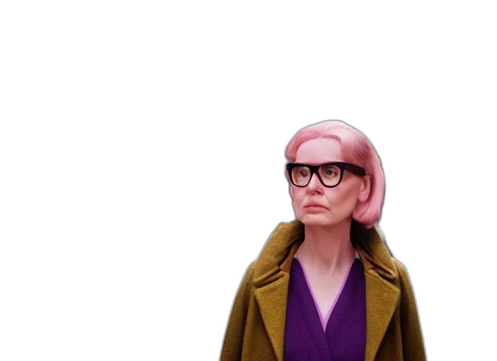 jacket, face, hair, creature, 3d render, concept art, cartoon, photorealistic transparent PNG cut-out