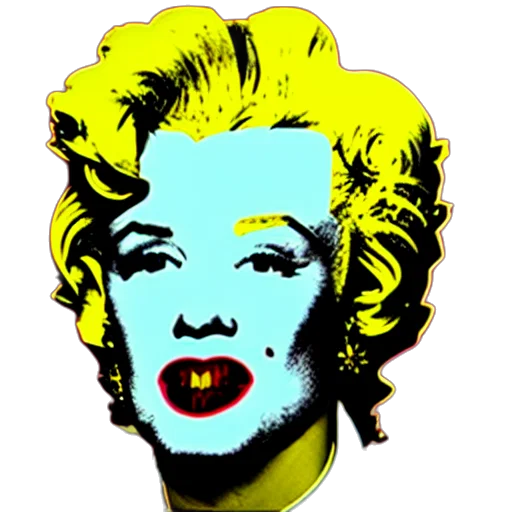 face, jewelry, cartoon, vaporwave, comic book art, photorealistic, neon lights, andy transparent PNG cut-out