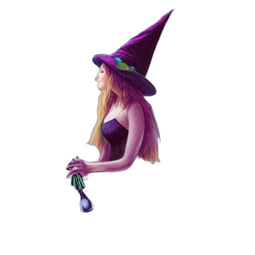 hat, staff, dress, concept art transparent PNG cut-out