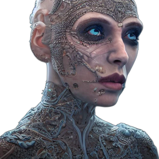 robot, mask, face, creature transparent PNG cut-out
