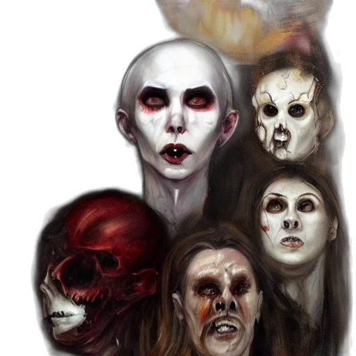 mask, face, creature, concept art transparent PNG cut-out