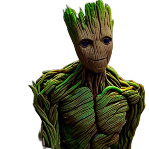 creature, tree, animal, 3d render, concept art, comic book art, pixel art, groot transparent PNG cut-out