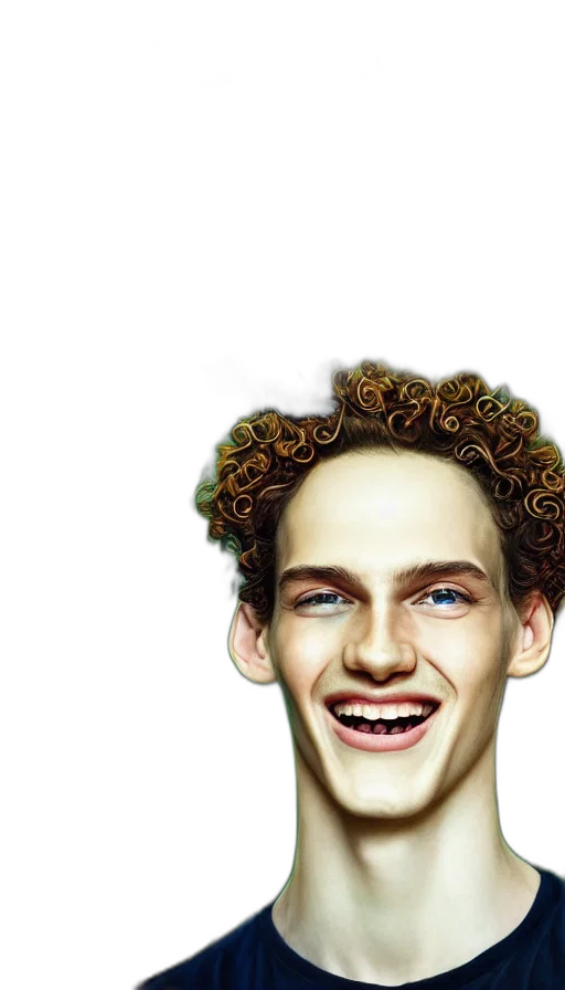 face, hair, creature, mask transparent PNG cut-out