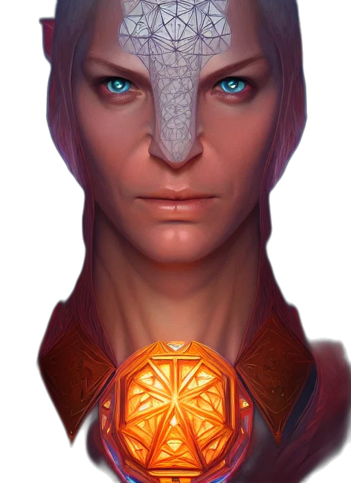 face, mask, dragon, staff, fantasy art, concept art, 3d render, photorealistic transparent PNG cut-out