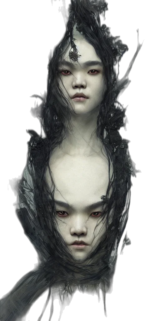 mask, face, hair, creature transparent PNG cut-out