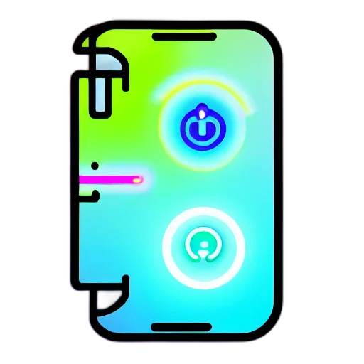 robot, bottle, vaporwave, concept art, cyberpunk, 3d render, neon lights, neon transparent PNG cut-out