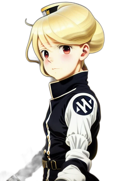 staff, jacket, crown, face transparent PNG cut-out