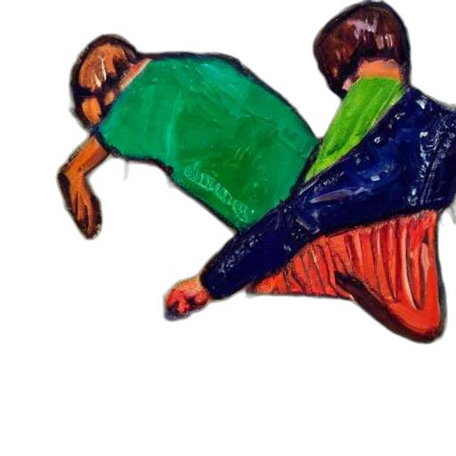 jacket, shoes, umbrella, dress, watercolor, concept art, oil painting, photorealistic transparent PNG cut-out