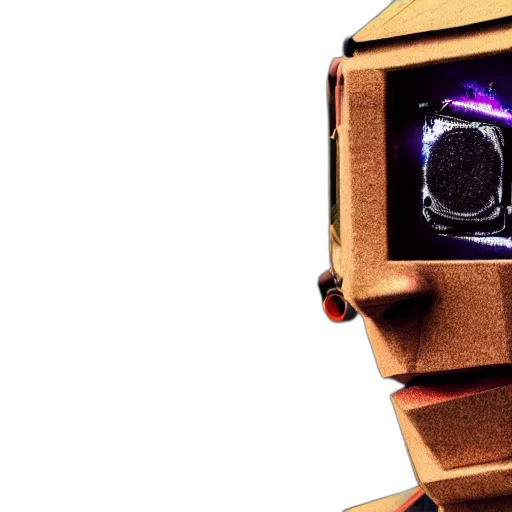 robot, mask, face, cyberpunk transparent PNG cut-out