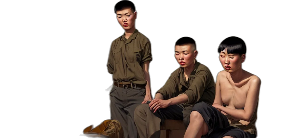 shoes, jacket, face, staff, photorealistic, oil painting, concept art, 3d render transparent PNG cut-out