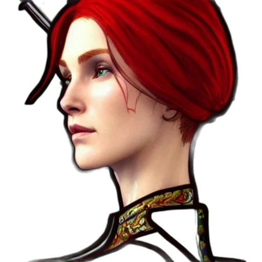 staff, face, crown, concept art, fantasy art, photorealistic, pixel art, red transparent PNG cut-out
