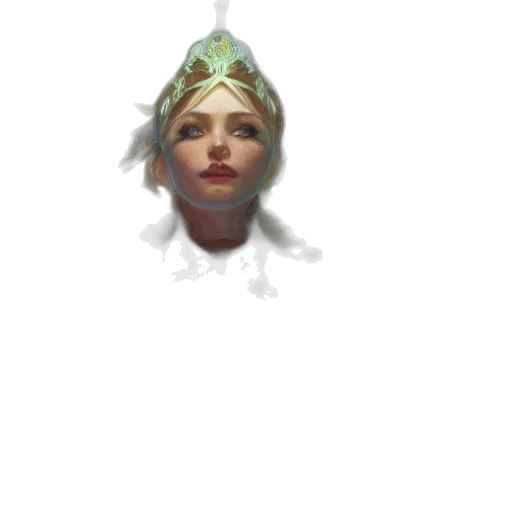 crown, hat, face, mask, concept art, pixel art, fantasy art, 3d render transparent PNG cut-out