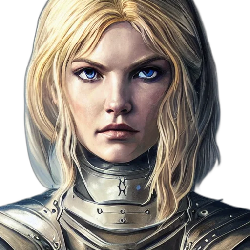 face, fantasy art, comic book art, concept art transparent PNG cut-out