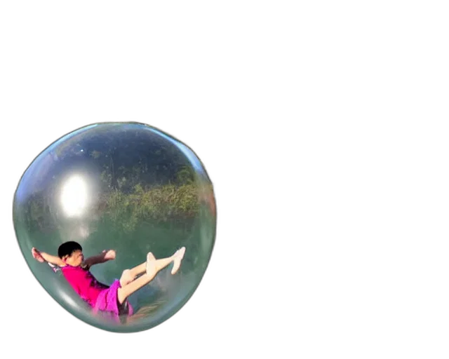 umbrella, creature, 3d render, photorealistic transparent PNG cut-out