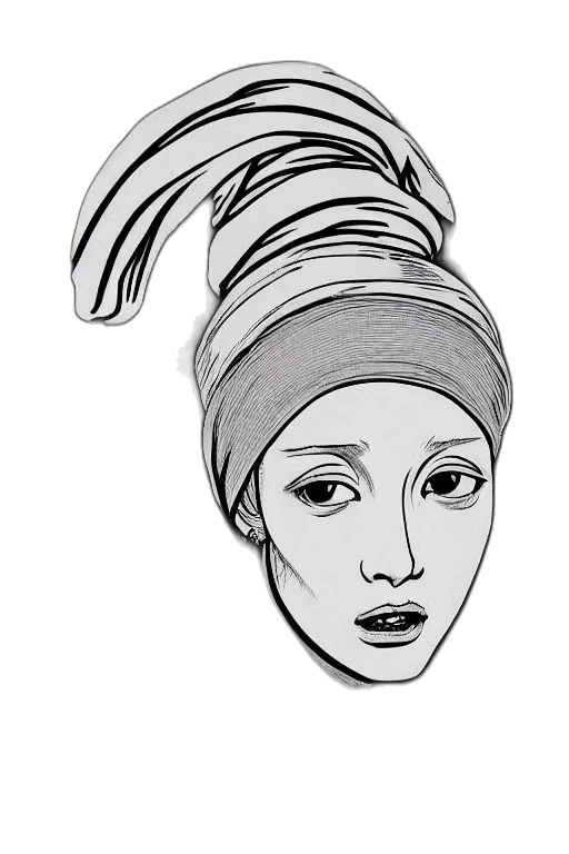 face, crown, mask, hat, cartoon, pencil sketch, photorealistic, concept art transparent PNG cut-out