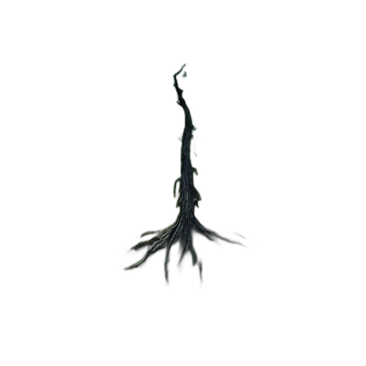 staff, creature, tree, hair transparent PNG cut-out