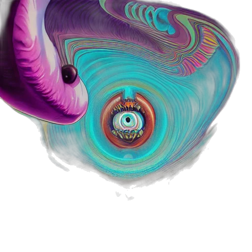 hair, mask, bottle, jewelry, vaporwave, concept art, 3d render, fantasy art transparent PNG cut-out