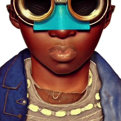 mask, face, robot, jewelry, 3d render, concept art, photorealistic, cartoon transparent PNG cut-out
