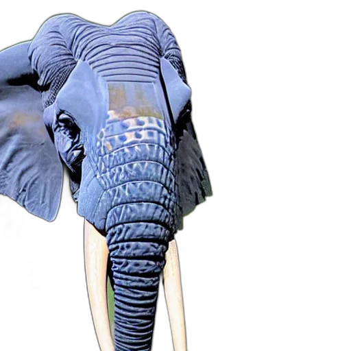 animal, umbrella, creature, hat, 3d render, photorealistic, concept art, blue transparent PNG cut-out