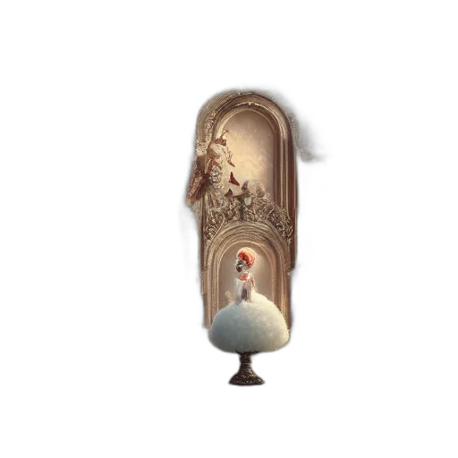 furniture, crown, dress, jewelry transparent PNG cut-out