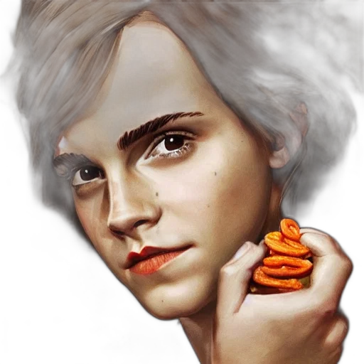 face, jewelry, food, hair transparent PNG cut-out