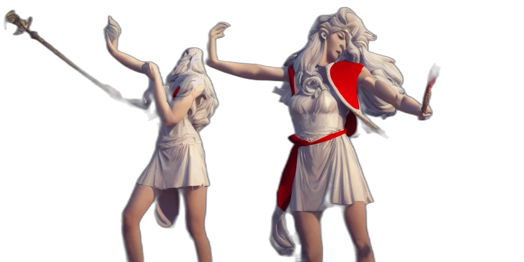 dress, concept art, 3d render, fantasy art transparent PNG cut-out