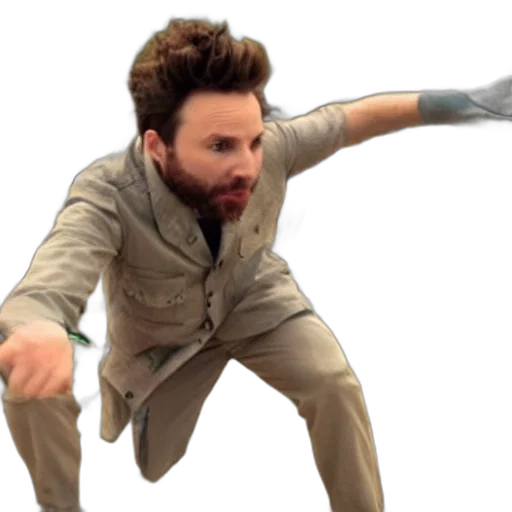 staff, creature, jacket, hair transparent PNG cut-out