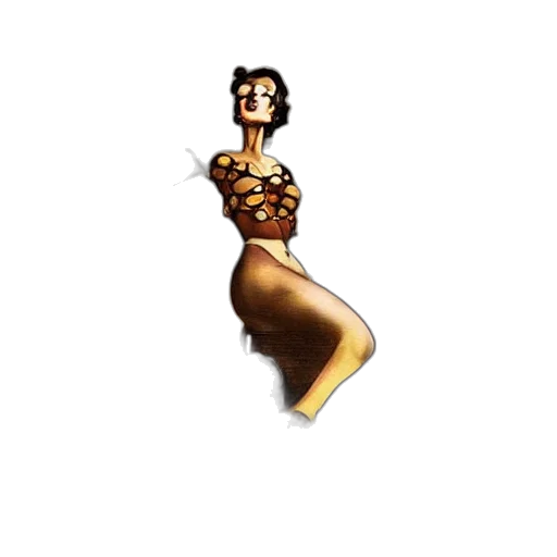 dress, staff, jewelry, animal, pixel art, concept art, 3d render, cartoon transparent PNG cut-out