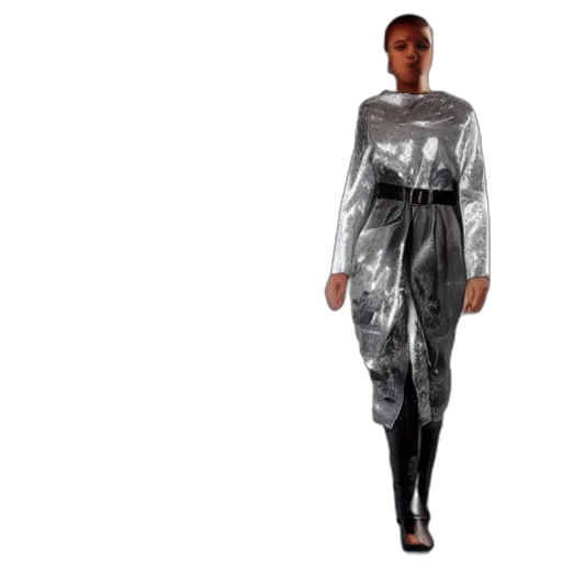 dress, outer space, monochrome, dark, fashion, trend, predictions transparent PNG cut-out