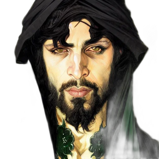 face, mask, photorealistic, fantasy art, watercolor, oil painting, green, eyes transparent PNG cut-out